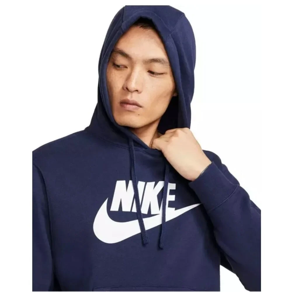 Nike Club Fleece Logo Graphic Pullover Hoodie Sweatshirt Men's XL New with Tags‎ - Picture 3 of 14